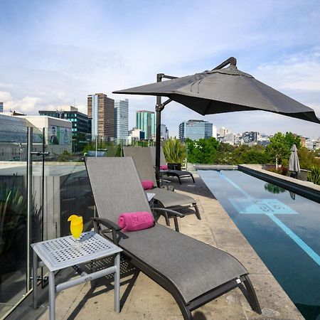 Las Suites Campos Eliseos Kota Meksiko Bagian luar foto